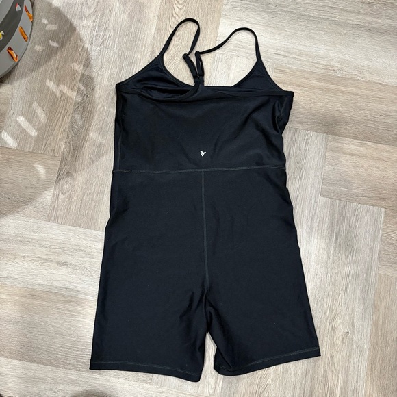 Old Navy Active Cloud Go-Dry Black Romper Size L - Picture 5 of 6